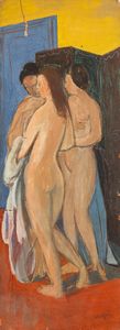 Francesco Menzio - Senza titolo (Tre nudi femminili)