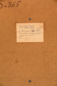 Galliano Mazzon : Embicato-11.28  - Asta Opere di arte moderna e dalla Collezione di Eugenio Battisti - Associazione Nazionale - Case d'Asta italiane