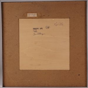 GIANCARLO BARGONI : A 45, 1972  - Asta Opere di arte moderna e dalla Collezione di Eugenio Battisti - Associazione Nazionale - Case d'Asta italiane