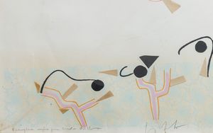 SERGIO DANGELO : Senza titolo  - Asta Opere di arte moderna e dalla Collezione di Eugenio Battisti - Associazione Nazionale - Case d'Asta italiane