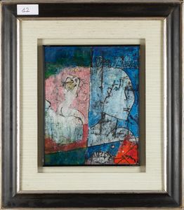 Franco Rognoni : Senza titolo  - Asta Opere di arte moderna e dalla Collezione di Eugenio Battisti - Associazione Nazionale - Case d'Asta italiane