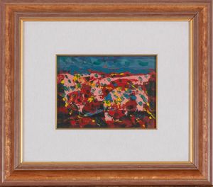 Arturo Carmassi : Senza titolo  - Asta Opere di arte moderna e dalla Collezione di Eugenio Battisti - Associazione Nazionale - Case d'Asta italiane