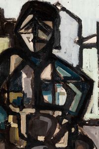 Antonio Recalcati : Senza titolo  - Asta Opere di arte moderna e dalla Collezione di Eugenio Battisti - Associazione Nazionale - Case d'Asta italiane