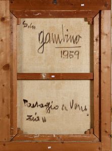 GIUSEPPE GAMBINO : Paesaggio a Venezia  - Asta Opere di arte moderna e dalla Collezione di Eugenio Battisti - Associazione Nazionale - Case d'Asta italiane