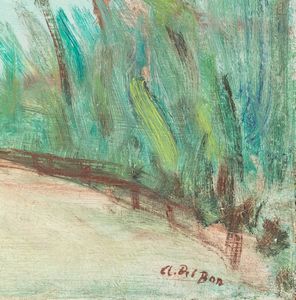 Angelo Del Bon : Senza titolo  - Asta Opere di arte moderna e dalla Collezione di Eugenio Battisti - Associazione Nazionale - Case d'Asta italiane