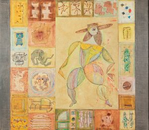 Suzanne Van Damme : Senza titolo  - Asta Opere di arte moderna e dalla Collezione di Eugenio Battisti - Associazione Nazionale - Case d'Asta italiane