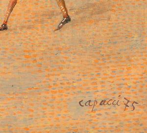 Bruno Capacci : Senza titolo  - Asta Opere di arte moderna e dalla Collezione di Eugenio Battisti - Associazione Nazionale - Case d'Asta italiane