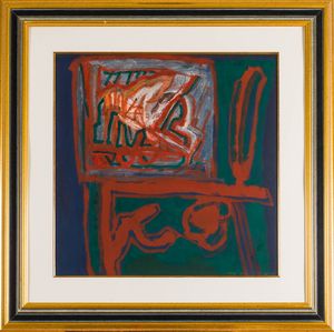 RICCARDO LICATA : Composizione  - Asta Opere di arte moderna e dalla Collezione di Eugenio Battisti - Associazione Nazionale - Case d'Asta italiane