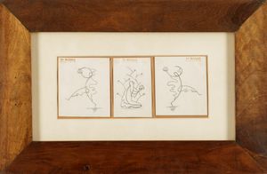 Renato Di Bosso : Due disegni  - Asta Opere di arte moderna e dalla Collezione di Eugenio Battisti - Associazione Nazionale - Case d'Asta italiane