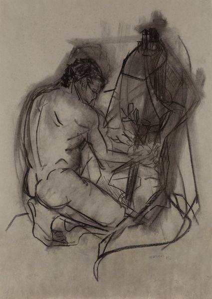 Klaus Karl Mehrkens : Figura con fiore  - Asta Off Season / Arte Moderna e Contemporanea - Associazione Nazionale - Case d'Asta italiane