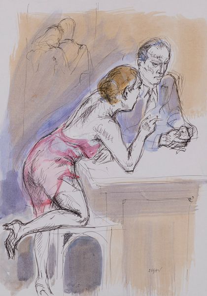 Alberto Sughi : Figure al banco del bar  - Asta Off Season / Arte Moderna e Contemporanea - Associazione Nazionale - Case d'Asta italiane