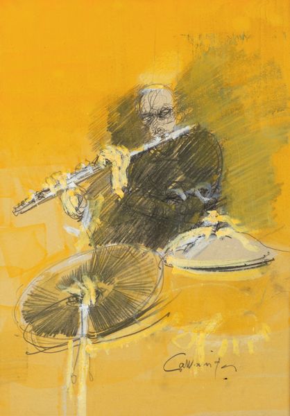 Giancarlo Cazzaniga : Jazz Man  - Asta Off Season / Arte Moderna e Contemporanea - Associazione Nazionale - Case d'Asta italiane