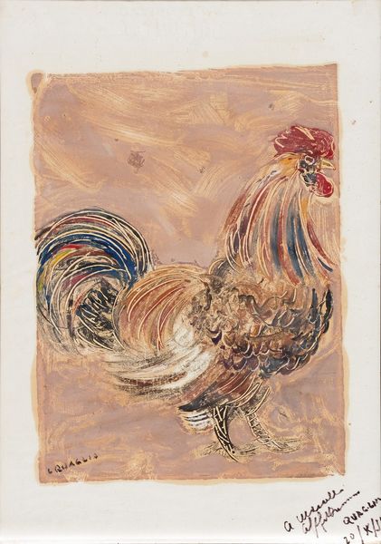 Carlo Quaglia : Gallo  - Asta Off Season / Arte Moderna e Contemporanea - Associazione Nazionale - Case d'Asta italiane