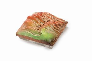 Carlo Zauli - Placca colorata