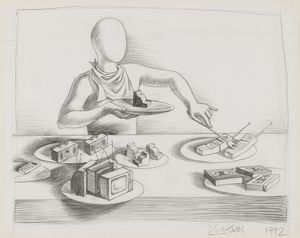 Mark Kostabi - Senza titolo