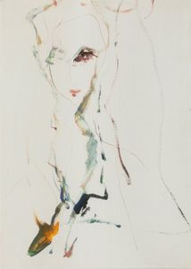 Ernesto Treccani - Senza titolo (volto)