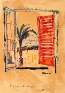 Marcello Avenali - Paesaggio con finestra