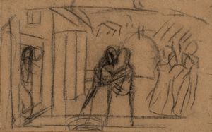 Gino Rossi - L'abbraccio