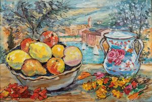 MICHELE CASCELLA - Natura morta a Portofino
