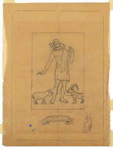 Gino Severini : A M. L'Abb Tena  - Asta Off Season / Arte Moderna e Contemporanea - Associazione Nazionale - Case d'Asta italiane