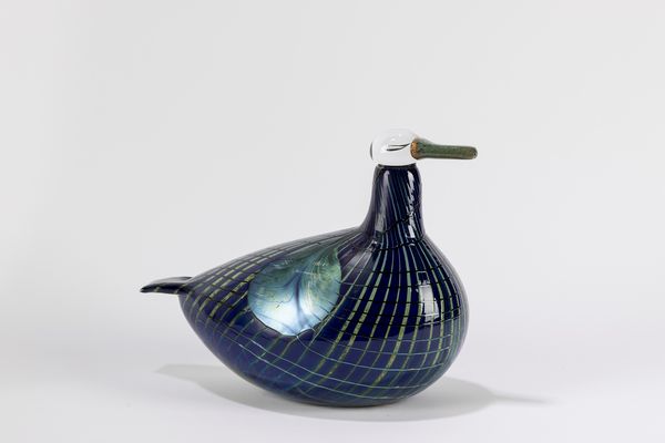 Papera in vetro multicolore, Oiva Toikka  - Asta Incanti d'arte - Associazione Nazionale - Case d'Asta italiane