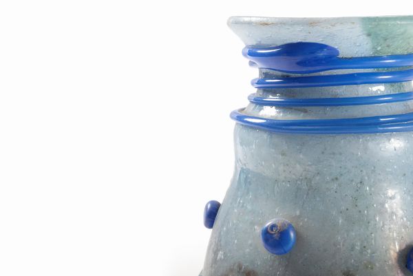 Vaso in vetro di Murano blu  - Asta Incanti d'arte - Associazione Nazionale - Case d'Asta italiane