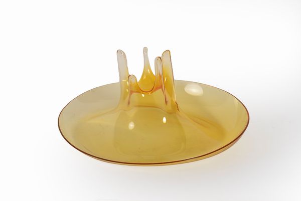 TONI ZUCCHERI : Centrotavola in vetro soffiato di Murano, VeArt, secolo XX  - Asta Incanti d'arte - Associazione Nazionale - Case d'Asta italiane