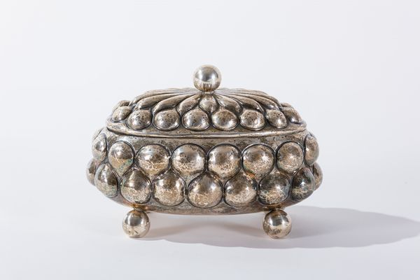 Porta cedro in argento, Germania fine secolo XIX  - Asta Incanti d'arte - Associazione Nazionale - Case d'Asta italiane