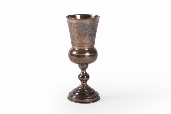 Piccolo calice in argento, Russia, secolo XIX  - Asta Incanti d'arte - Associazione Nazionale - Case d'Asta italiane
