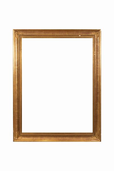 Due cornici in legno dorato, secolo XX  - Asta Incanti d'arte - Associazione Nazionale - Case d'Asta italiane