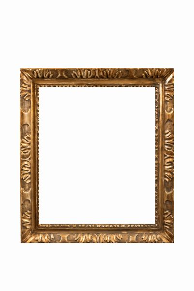 Cornice in legno intagliato e dorato, secolo XX  - Asta Incanti d'arte - Associazione Nazionale - Case d'Asta italiane