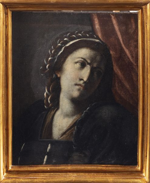 Scuola napoletana, secolo XVII : Fantesca  - Asta Incanti d'arte - Associazione Nazionale - Case d'Asta italiane