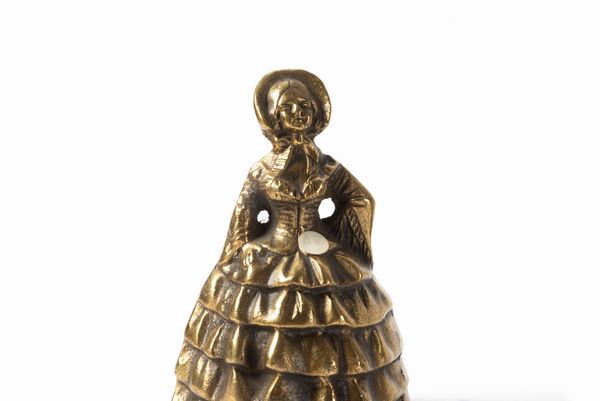 Lotto composto da diciannove campanelli in bronzo dorato, argentato e policromo, secolo XX  - Asta Incanti d'arte - Associazione Nazionale - Case d'Asta italiane