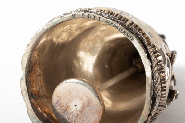 Lotto composto da quattordici campanelli in bronzo dorato e argentato, secolo XX  - Asta Incanti d'arte - Associazione Nazionale - Case d'Asta italiane