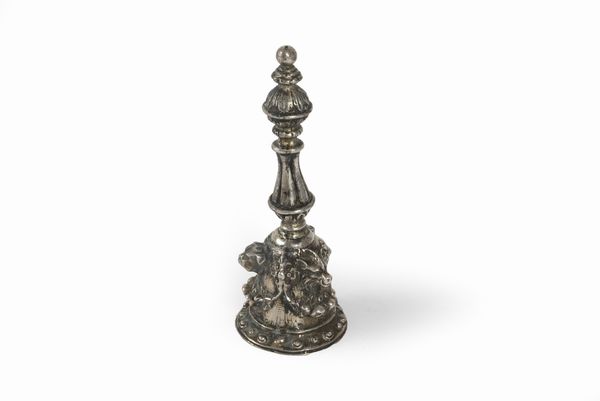 Campanello in argento, secolo XIX  - Asta Incanti d'arte - Associazione Nazionale - Case d'Asta italiane