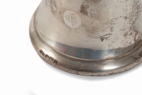 Campanello in argento, Birmingham, Inghilterra secolo XIX  - Asta Incanti d'arte - Associazione Nazionale - Case d'Asta italiane