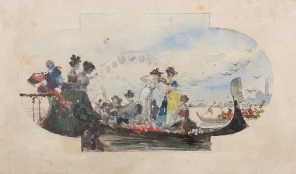 Scuola italiana, secolo XX : Carnevale a Venezia  - Asta Incanti d'arte - Associazione Nazionale - Case d'Asta italiane