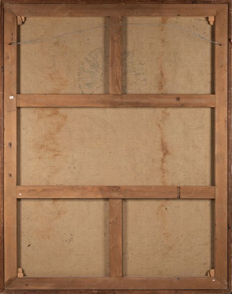 Scuola lombarda, seconda metà del secolo XVII : Grande pannello in broccato riccamente ricamato e dipinto, raffigurante San Carlo Borromeo con due angeli  - Asta Incanti d'arte - Associazione Nazionale - Case d'Asta italiane