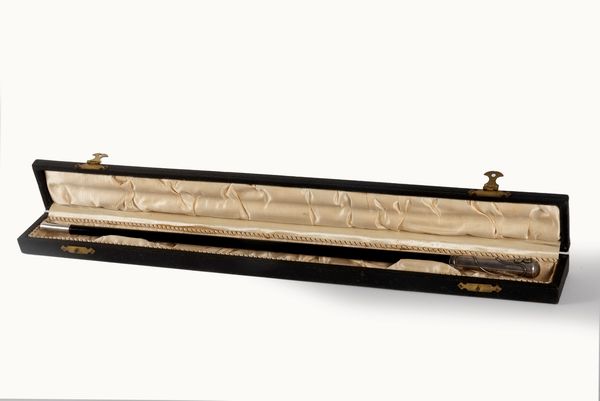 Bacchetta da direttore d'orchestra, con presa e terminale in argento  - Asta Incanti d'arte - Associazione Nazionale - Case d'Asta italiane