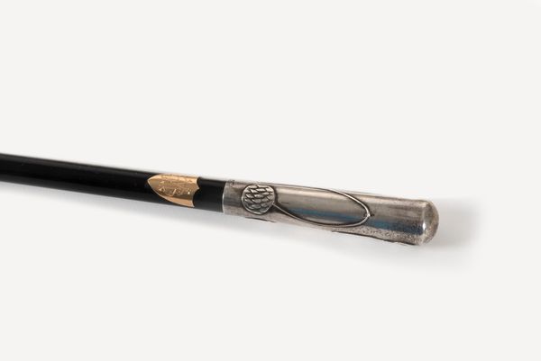 Bacchetta da direttore d'orchestra, con presa e terminale in argento  - Asta Incanti d'arte - Associazione Nazionale - Case d'Asta italiane