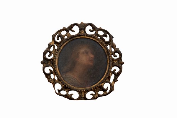 Scuola italiana, secolo XVII : Volto di Santa  - Asta Incanti d'arte - Associazione Nazionale - Case d'Asta italiane
