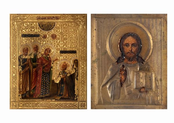 Lotto di composto da tre icone  - Asta Incanti d'arte - Associazione Nazionale - Case d'Asta italiane