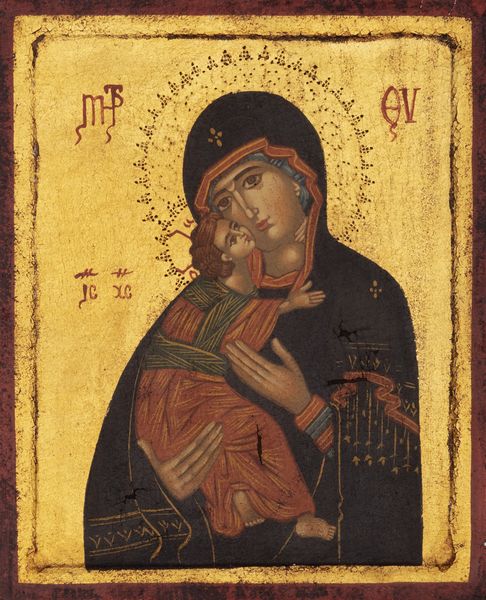 Icona bizantina raffigurante Madonna con Bambino, secolo XX  - Asta Incanti d'arte - Associazione Nazionale - Case d'Asta italiane