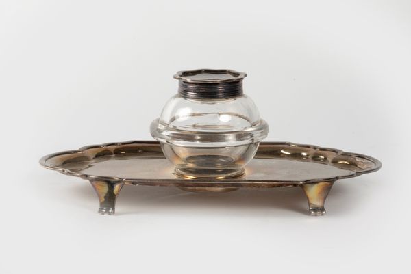 Calamaio in argento, Inghilterra secolo XIX  - Asta Incanti d'arte - Associazione Nazionale - Case d'Asta italiane