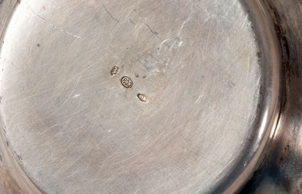 Lotto composto da un bacile e un porta ghiaccio in argento, secolo XX  - Asta Incanti d'arte - Associazione Nazionale - Case d'Asta italiane