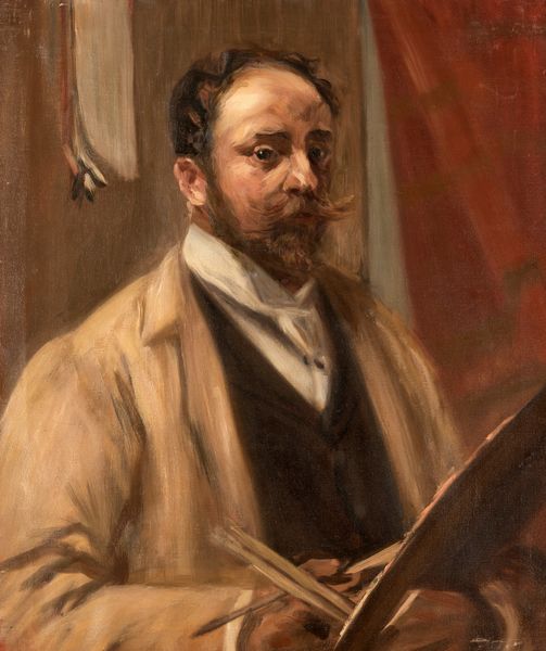 Scuola italiana, inizi secolo XX : Autoritratto di un pittore  - Asta Incanti d'arte - Associazione Nazionale - Case d'Asta italiane