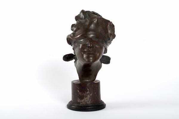 Scultura in bronzo raffigurante La Dea Fortuna, secolo XX  - Asta Incanti d'arte - Associazione Nazionale - Case d'Asta italiane