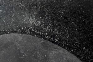 Vaso in vetro nero e oro, Barbini  - Asta Incanti d'arte - Associazione Nazionale - Case d'Asta italiane