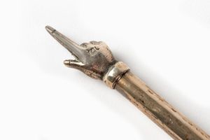 Yad in argento, Russia secolo XIX  - Asta Incanti d'arte - Associazione Nazionale - Case d'Asta italiane