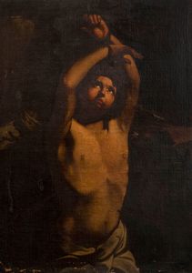 Seguace di Guido Reni : San Sebastiano  - Asta Incanti d'arte - Associazione Nazionale - Case d'Asta italiane